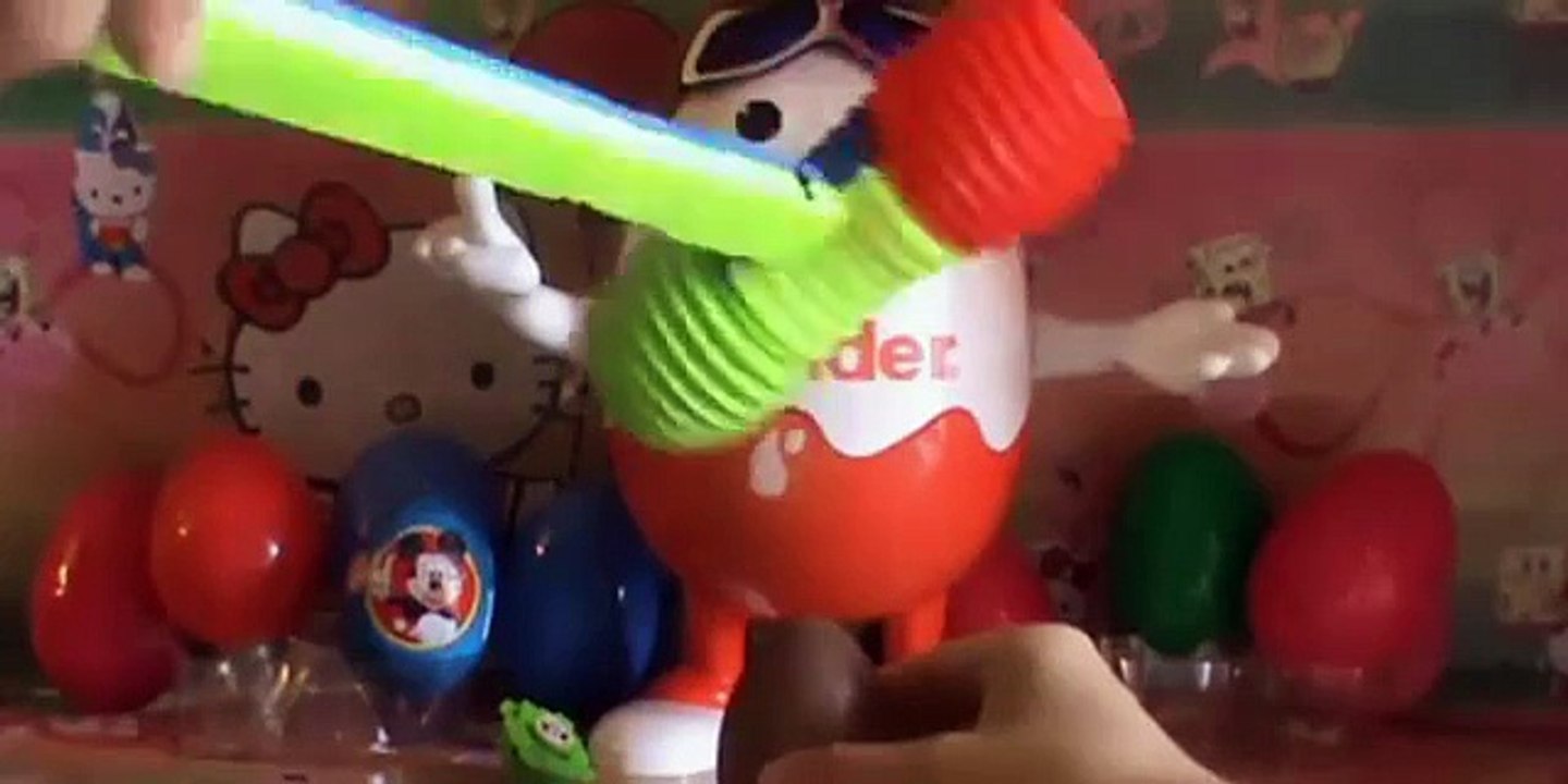 ★ 3 HUEVOS KINDER SORPRESA ★ BOB ESPONJA, MICKEY MOUSE Y DISNEY PIXAR CARS - JUGUETES SORPRESA