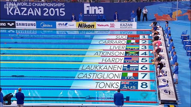 50m brasse F (demi-finales) - ChM 2015 natation