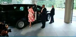 Michelle Obama Trips Her Way Into Tokyo