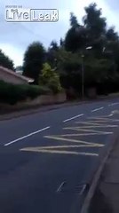 Guy Runs Into A Lamppost And Creates A Wonderful Noise. LOL
