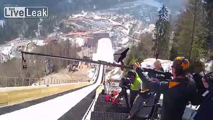 Ski Jump POV -  237,5m  - GoPro
