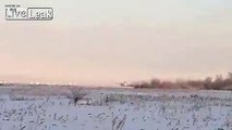 Tupolev TU-204 Takes Off in -45C Weather