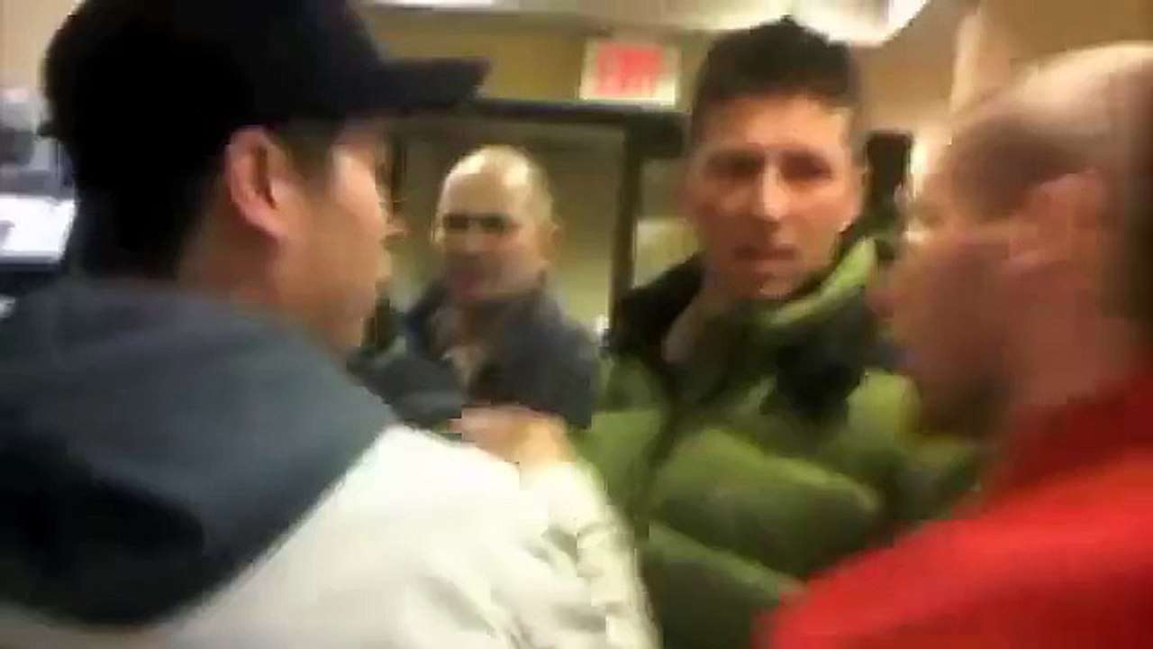 Whites 40 vs 20 Year olds BRAWL inside McDonalds
