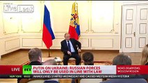 Putin admits lies about â€œreferendumâ€ in Crimea: 'It was a planned operation of annexation.'