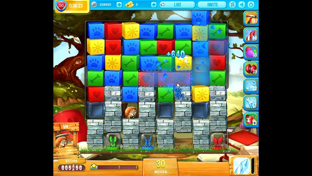 Pet Rescue Saga level 1073 NO BOOSTERS