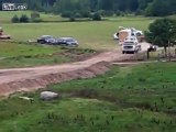 Epic Redneck RV Jump While Pulling a Boat!