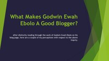 Godwin Ewah Ebolo