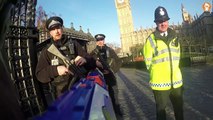 Guy goes around with a Nerf Gun in London shooting at officers