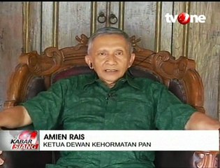Ini Kata Amien Rais Soal Gabungnya PAN ke KIH