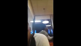 Big Badass Trucker Destroys Cowardly Woman Beater In Waffle House