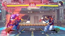 Ultra Street Fighter IV battle: Balrog vs Yang