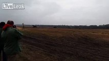 Polish WR-40 Langusta Rocket Launchers Fire in Unison