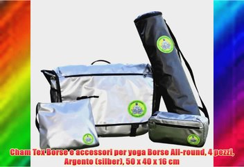 Cham Tex Borse e accessori per yoga Borse Allround 4 pezzi Argento silber 50 x 40 x 16