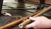 Making a Native American Flute using a hacksaw and pocket knife part 1 of 3