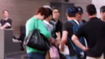 [Fancam] 140621 동해, 헨리, 은혁, 규현 & 강인 (슈퍼주니어) at Incheon Airport