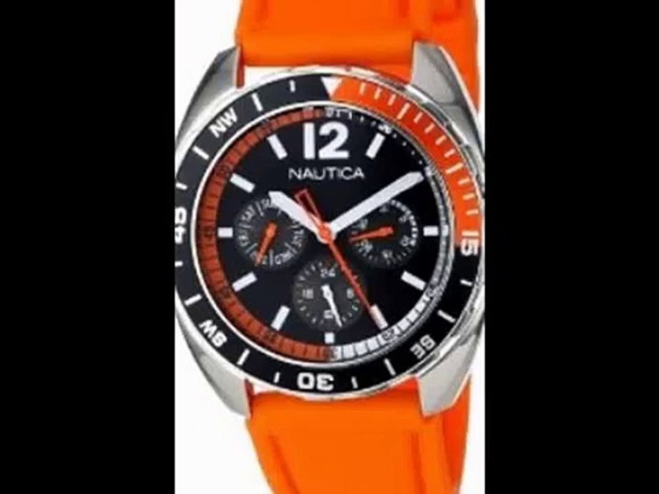 Nautica Unisex N09908G Sport Ring Multifunction Orange Box Set Watch Review!