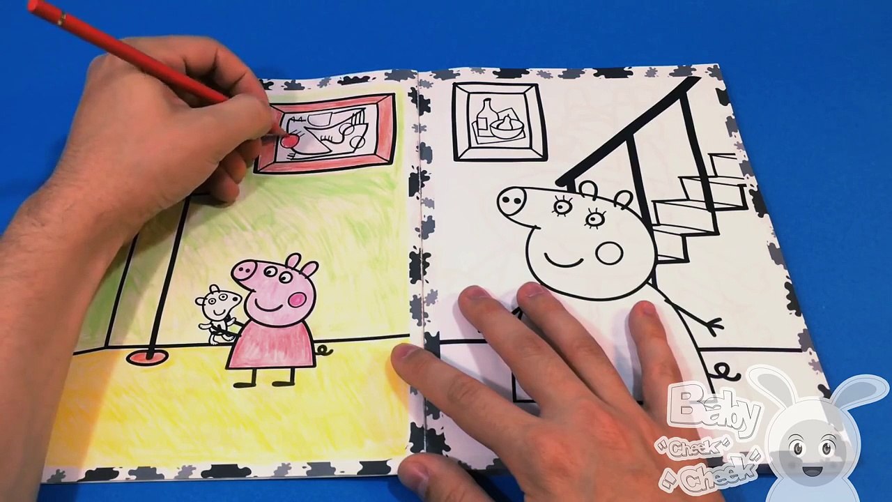Learn Colours With Peppa Pig Drawing! Spelling Colors with Peppa Pig! Part 1