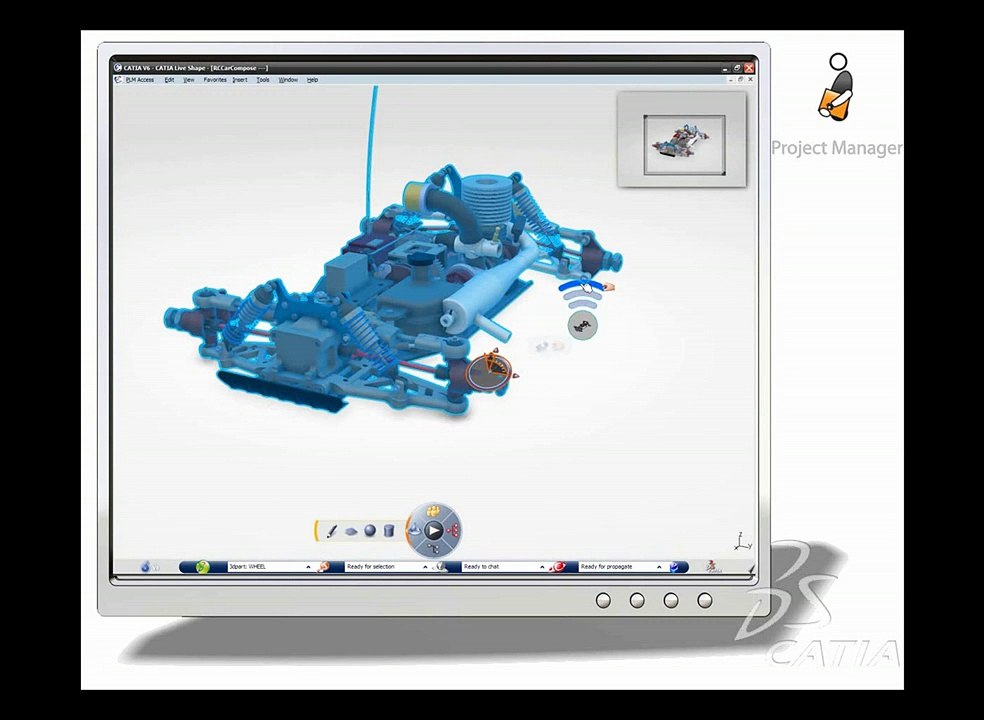 CATIA V6 Live Shape