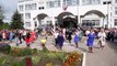 Russian teachers dancing Pulp Fiction at a Moscow region school on opening day 1st September
