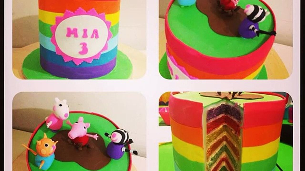 peppa pig rainbow