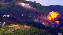 South Korea and US held a massive military exercise today
