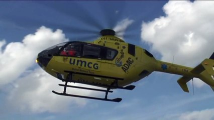 Lifeliner 4 MMT (PH-MMT) Landing heli platform UMCG GRONINGEN (ADAC heli)
