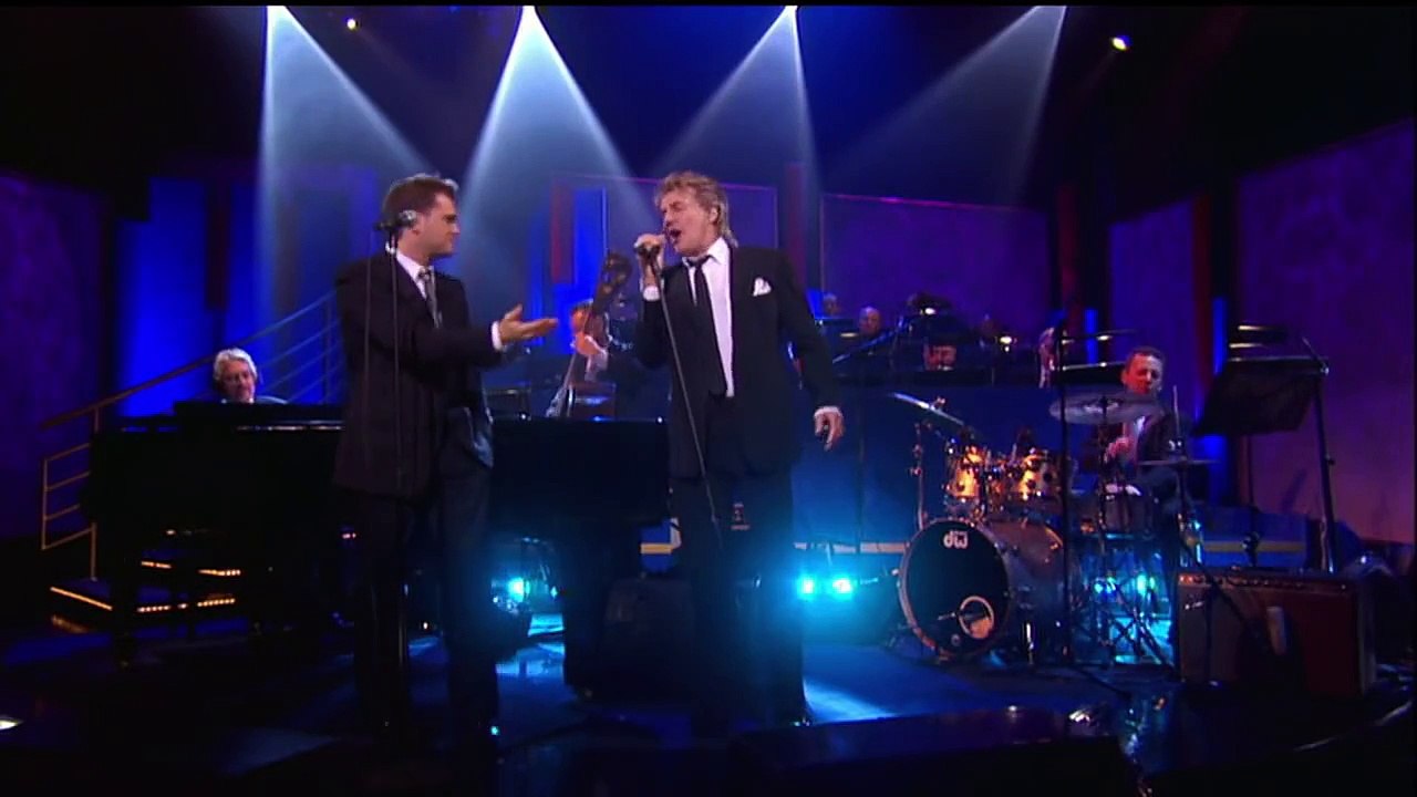 Michael Bublé & Rod Stewart "They Can't Take That Away From Me" Live (HD)