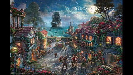 Pirates of the Caribbean: Curse of the Black Pearl - Thomas Kinkade Studios New Release Disney