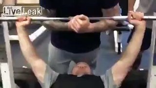 a fellow scouser showing us all how to do a bench press