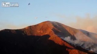 Aerial firefighter has some serious skills