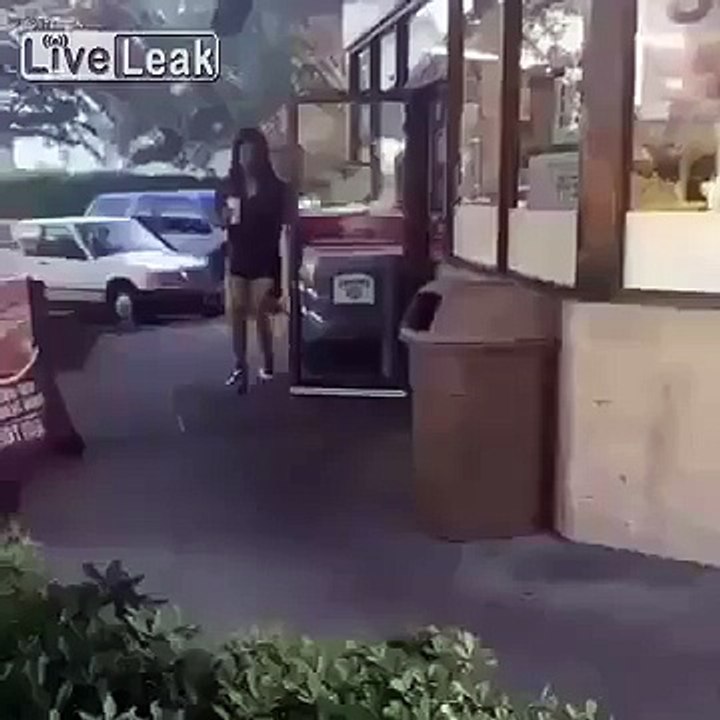 WTF...SEXY TRANNY TRIPS OVER...ROFL