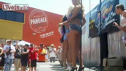 ** CAR SHOW BABES** battle of the *BOTTY CONTEST* = yowsa! =