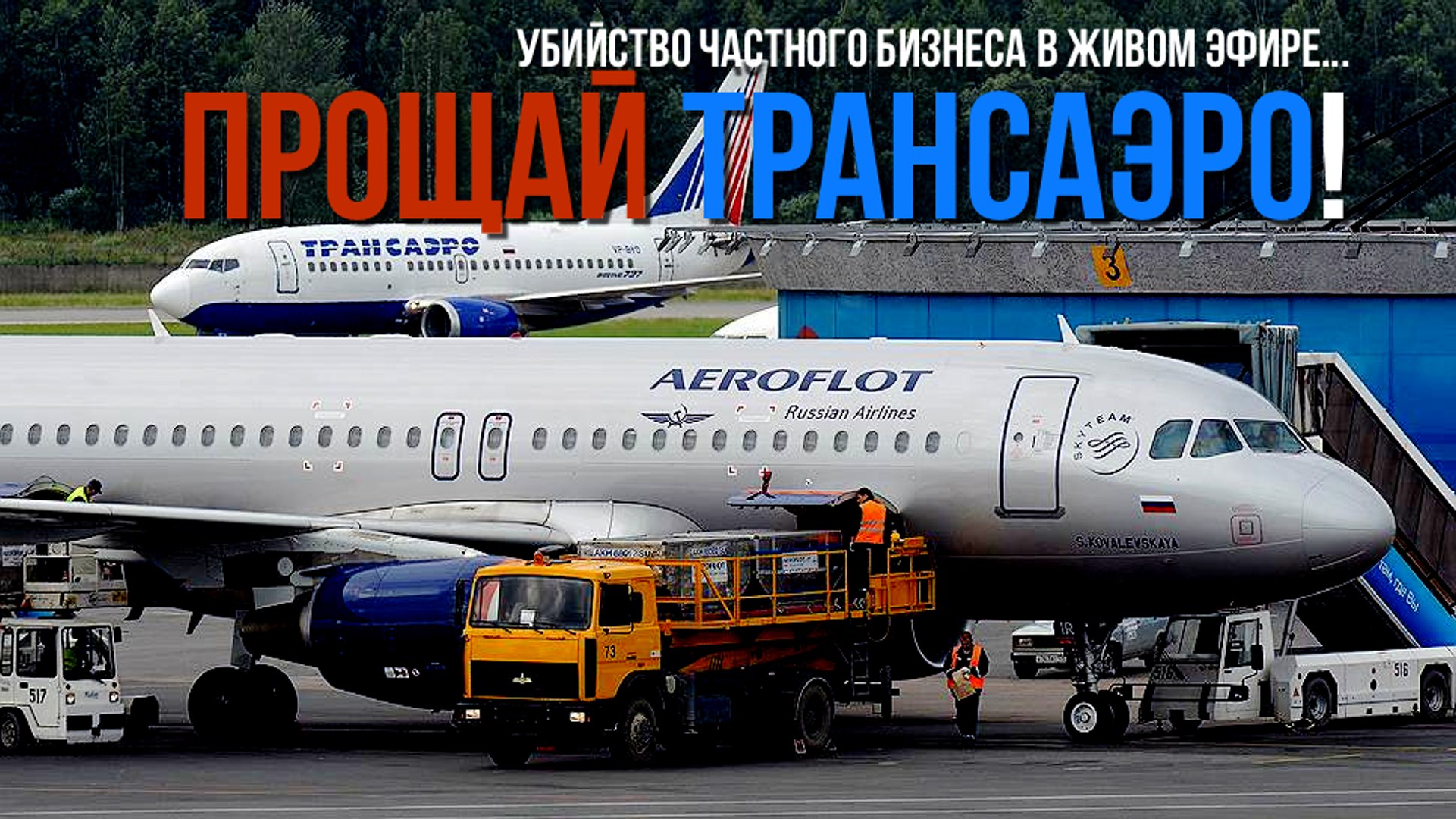 ⁣Убийство частного бизнеса: прощай Трансаэро!