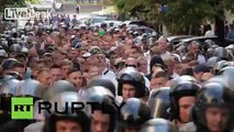 Ukraine: High alert in Kiev as football ultras kick-off again