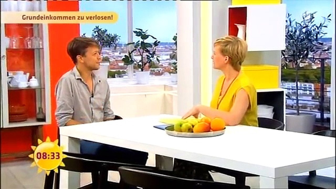 Mein Grundeinkommen beim Sat.1 Frühstücksfernsehen