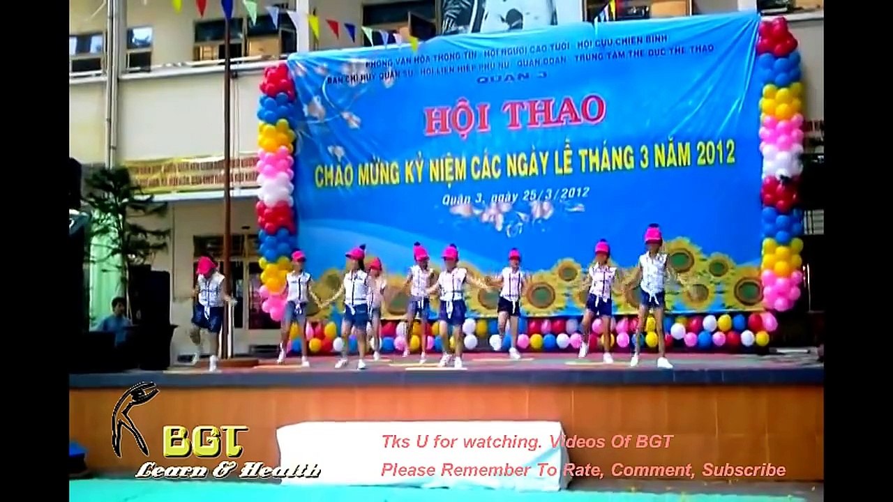 Performing Aerobics dance for kids 2014 Full HD P8