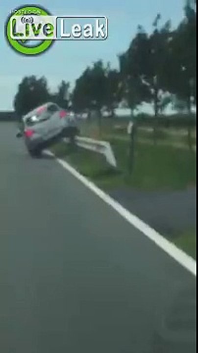 Driver gets unwell and loses control