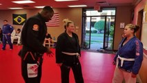 Women's basic Brazilian jiu-jitsu self defense