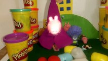 Barbie spongebob peppa pig minions play doh surprise eggs minions toys