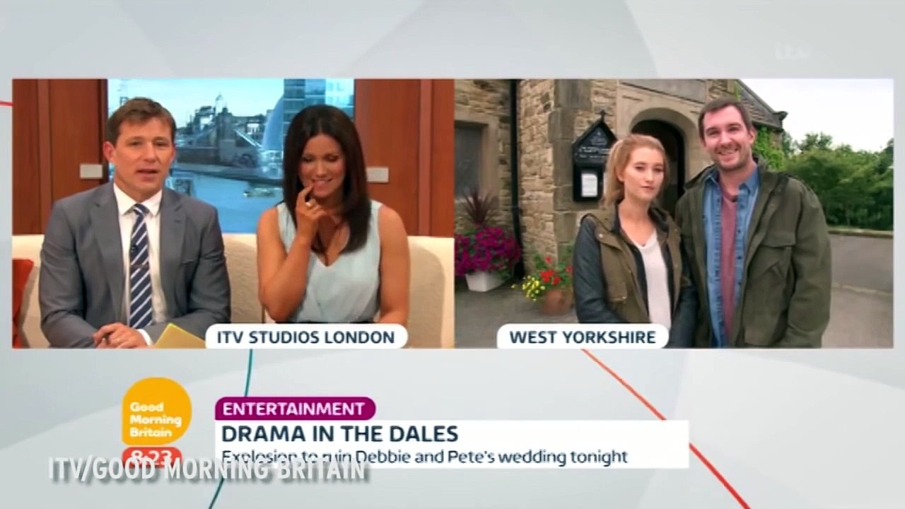 Good Morning Britain presenters Susanna Reid and Ben Shephard EVACUATED from studio during live chat