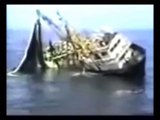 Tragic moment migrant boat capsized off Libyan coast