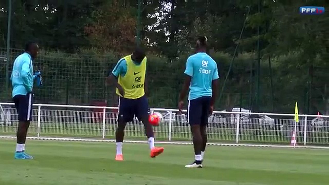 Gestes techniques de Pogba et Zouma