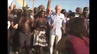Damp Rag, Top Eurocrat Van Rompuy dancing in Uganda