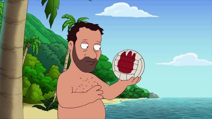 Family Guy Tom Hanks in Cast Away