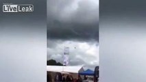 Stunt Plane crashes at Cheshire Car Festival