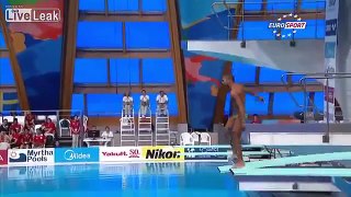 Robert Paez botched jump In the Swim Championships