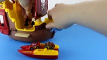 Disney Pixar Lightning McQueen & Mater captured by Hook s Jolly Roger Jake & the neverland Pirates