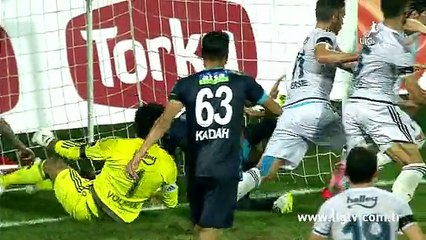 MAÇ ÖZETİ: Çaykur Rizespor 1-1 Fenerbahçe (23 Ağustos 2015 Pazar)