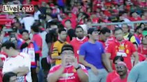 Manchester United fan at Malaysia XI vs Liverpool FC friendly matches