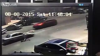 Car hit two Girls in Jordan while crossing a Street